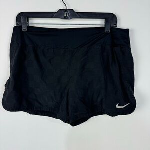 Nike Checkerboard Black Shorts athletic, athleisure lounge fitness running